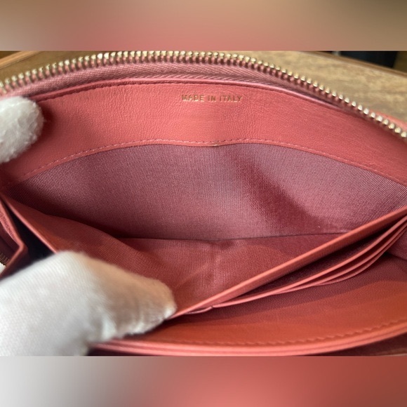 Authentic Chanel 19 Pink matelasse Lambskin Wallet - Picture 11 of 14